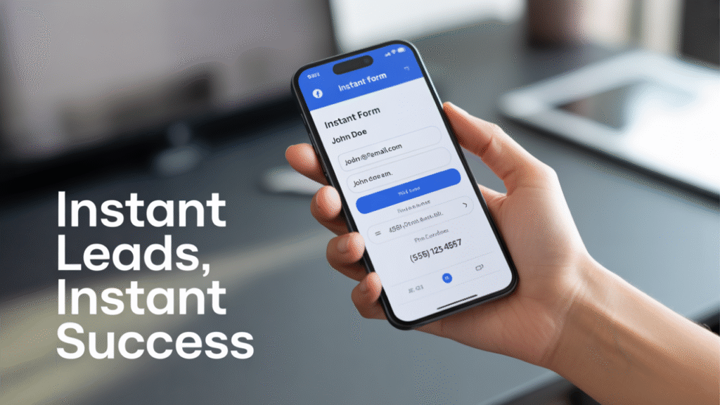 Using custom questions on a Meta Ads lead form to get instant leads