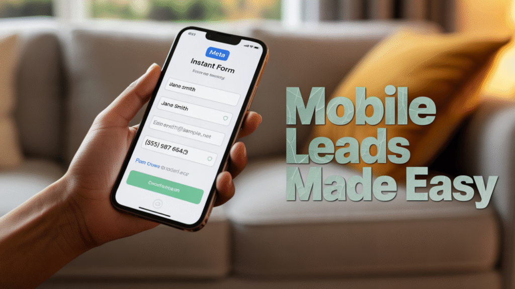 Meta Ads Instant Form for easy real estate lead generation